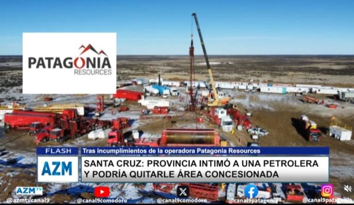 Santa Cruz: provincia intimó a una petrolera y podría quitarle área concesionada