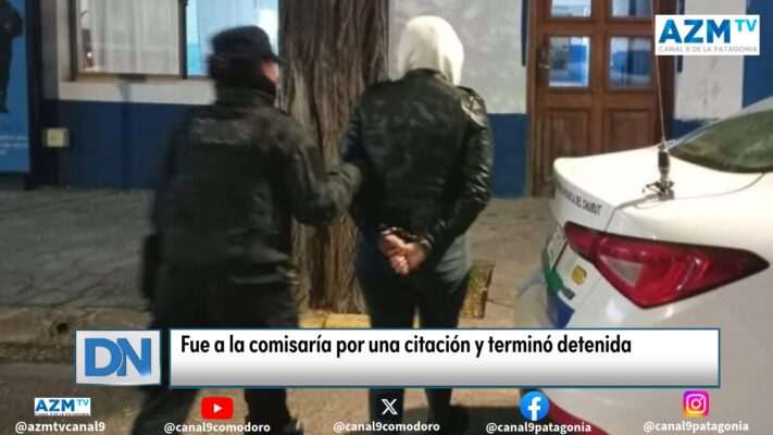 Fue a la comisaría por una citación y terminó detenida