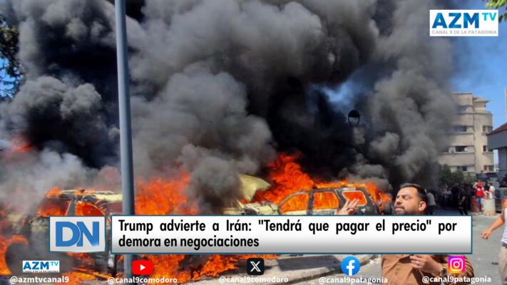Trump advierte a Irán: «Tendrá que pagar el precio» por demora en negociaciones