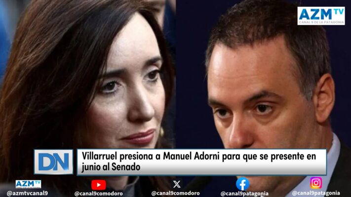 Villarruel presiona a Manuel Adorni para que se presente en junio al Senado
