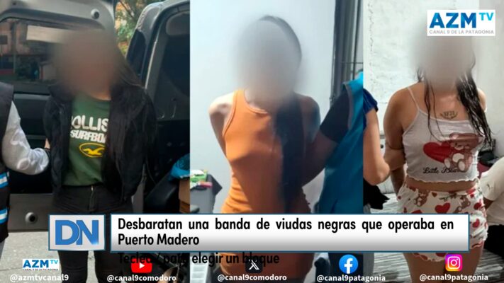 Desbaratan una banda de viudas negras que operaba en Puerto Madero