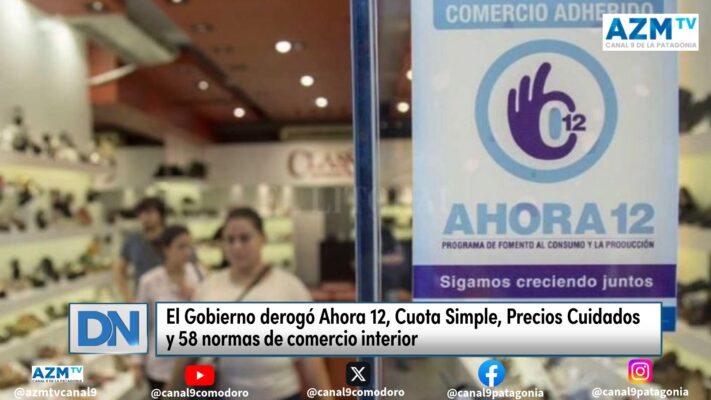 El Gobierno derogó Ahora 12, Cuota Simple, Precios Cuidados y 58 normas de comercio interior
