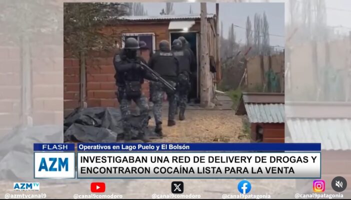 Investigaban una red de delivery de drogas y encontraron cocaína lista para la venta