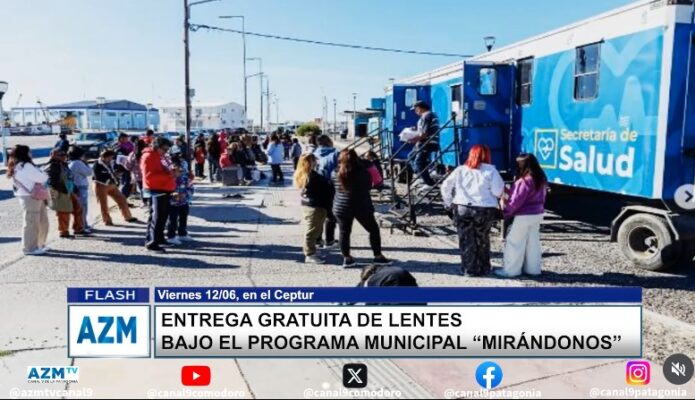 Entrega gratuita de lentes bajo el programa municipal “mirándonos”
