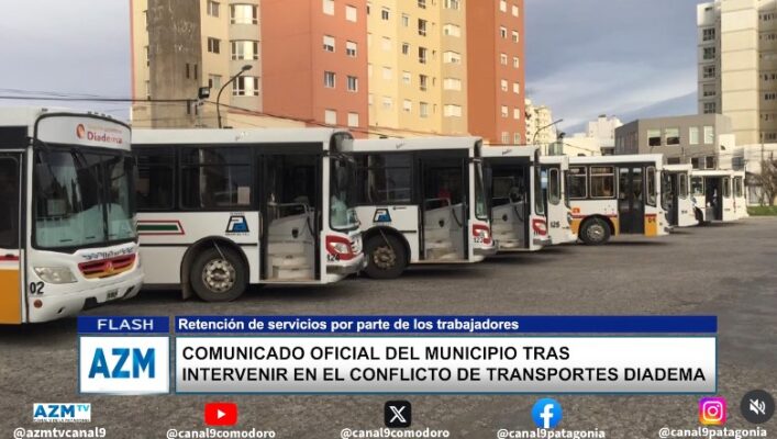 Comunicado del municipio sobre Transportes Diadema
