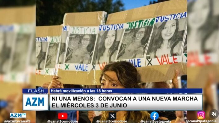 Ni una menos: convocan a una nueva marcha