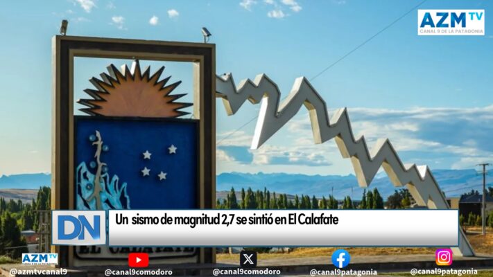 Un sismo de magnitud 2,7 se sintió en El Calafate