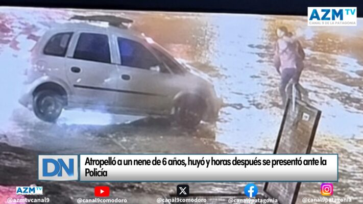 Atropelló a un nene de 6 años, huyó y horas después se presentó ante la Policía