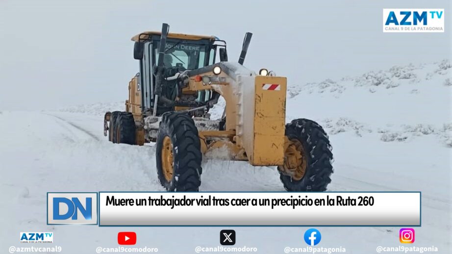 Muere un trabajador vial tras caer a un precipicio en la Ruta 260