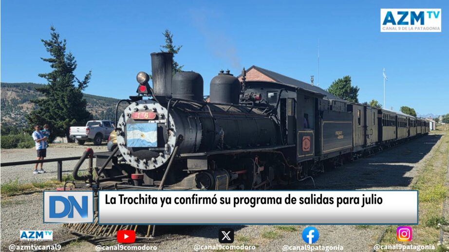 La #Trochita ya confirmó su programa de salidas para julio