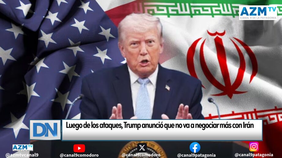 Luego de los ataques, Trump anunció que no va a negociar más con Irán