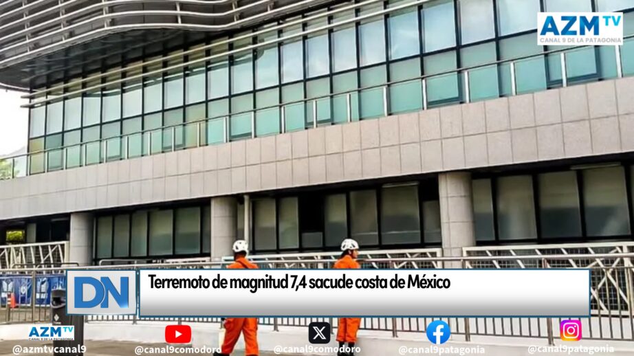 Terremoto de magnitud 7,4 sacude costa de México