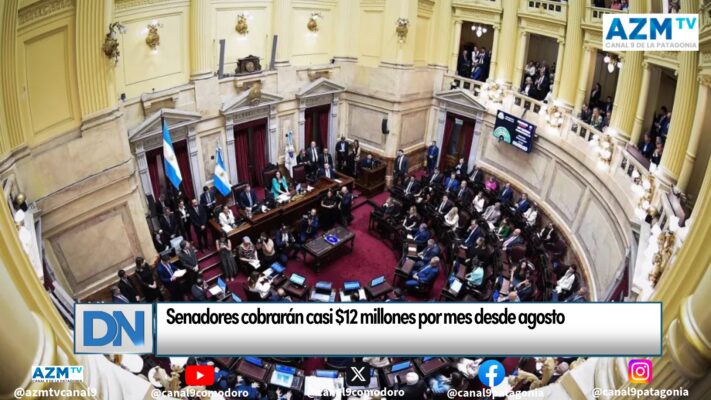 Senadores cobrarán casi $12 millones por mes desde agosto