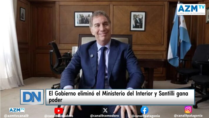 El Gobierno eliminó el Ministerio del Interior y Santilli gana poder