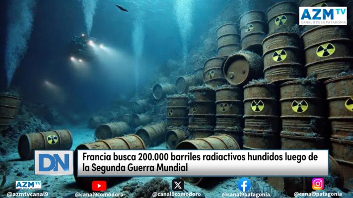 Francia busca 200.000 barriles radiactivos hundidos luego de la Segunda Guerra Mundial