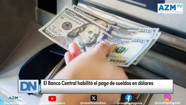 El Banco Central habilitó el pago de sueldos en dólares
