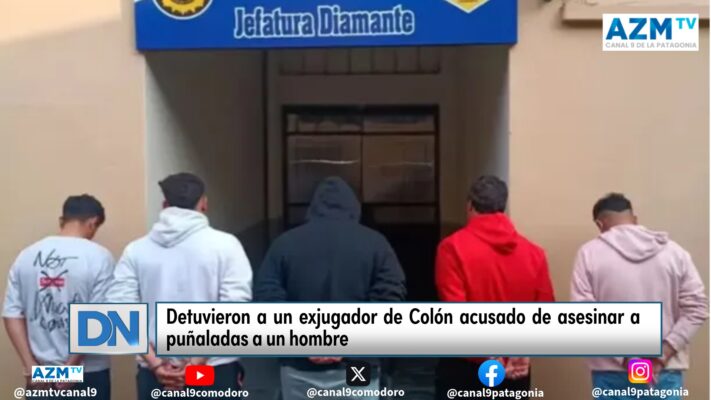 Detuvieron a un exjugador de Colón acusado de asesinar a puñaladas a un hombre 