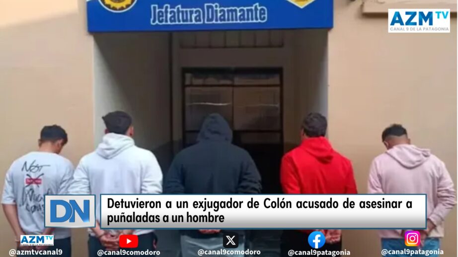 Detuvieron a un exjugador de Colón acusado de asesinar a puñaladas a un hombre 