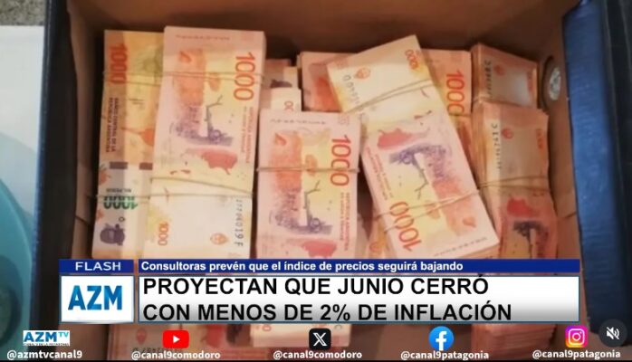 Proyectan que junio cerró con menos de 2% de inflación