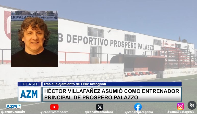 Héctor Villafañez asumió como entrenador principal de Próspero Palazzo