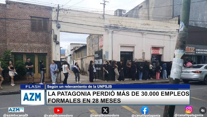 La patagonia perdió más de 30.000 empleos formales en 28 meses