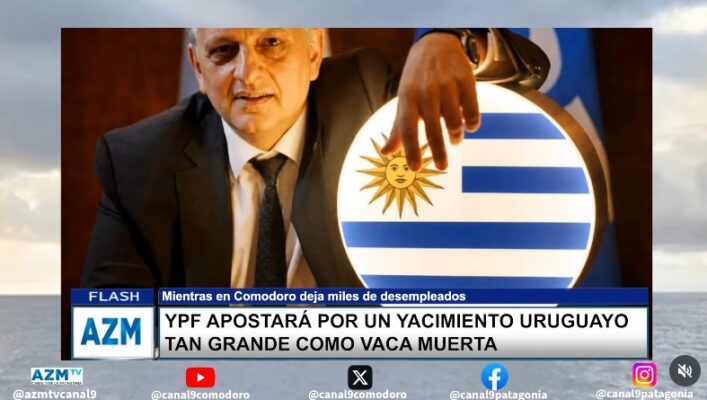 YPF apostará por un yacimiento uruguayo tan grande como vaca muerta