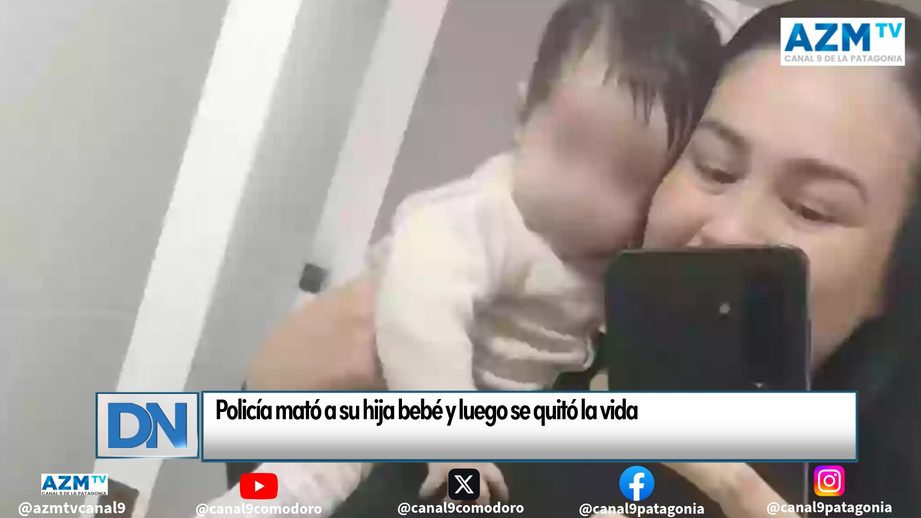 Policía mató a su hija bebé y luego se quitó la vida