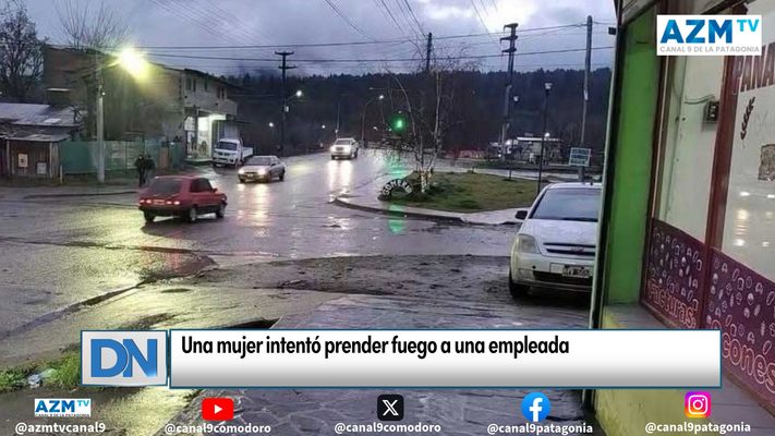 Una mujer intentó prender fuego a una empleada