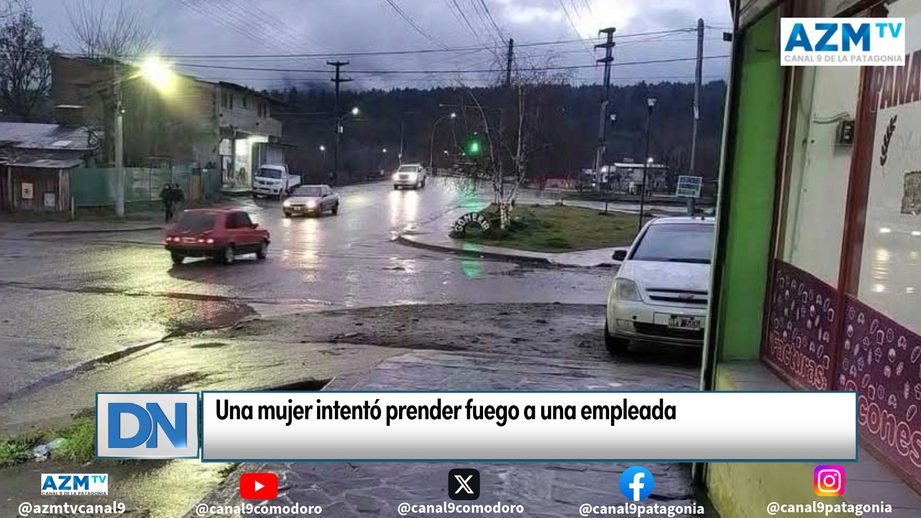 Una mujer intentó prender fuego a una empleada