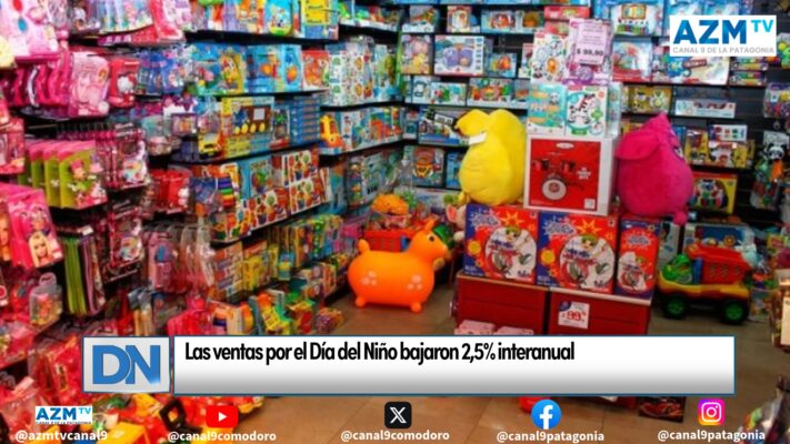 Las ventas por el Día del Niño bajaron 2,5% interanual