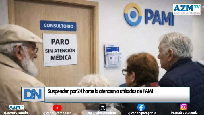 Suspenden por 24 horas la atención a afiliados de PAMI