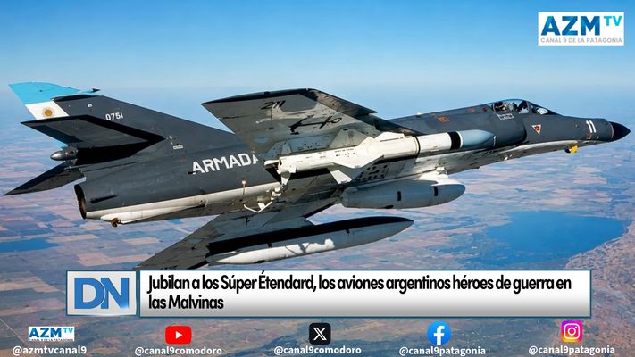 Jubilan a los Súper Étendard, los aviones argentinos héroes de guerra en las Malvinas