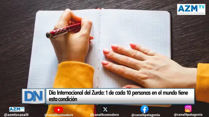 Día Internacional del Zurdo: 1 de cada 10 personas en el mundo tiene esta condición
