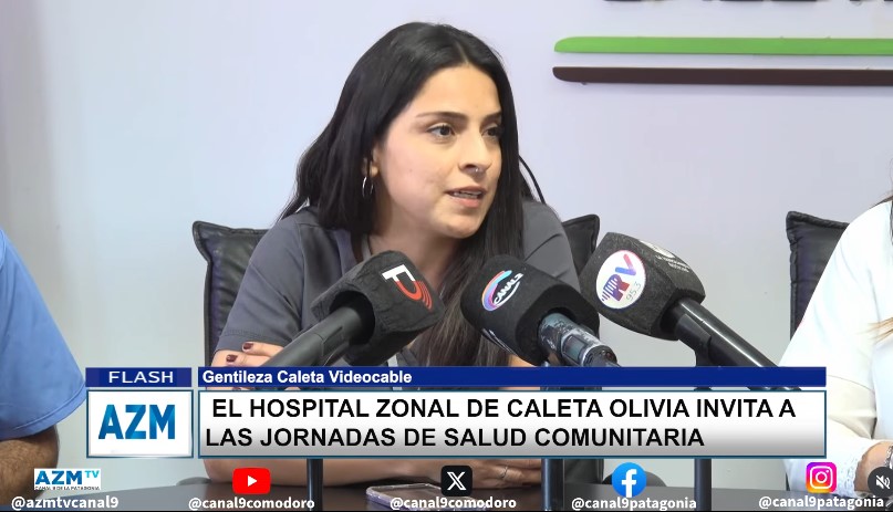 El Hospital Zonal de Caleta Olivia invita a las jornadas de salud comunitaria