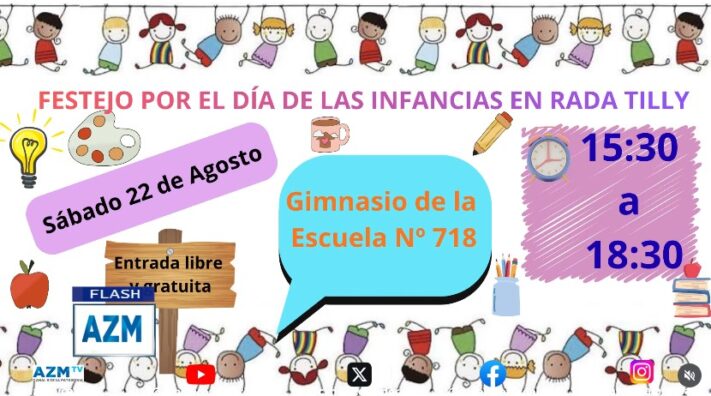 Rada Tilly: el festejo por el día de las infancias tendrá aventuras, juegos y arte