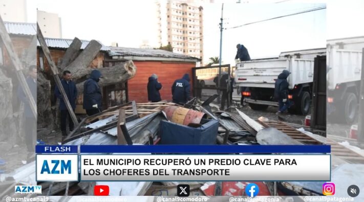 El municipio recuperó un predio clave para los choferes del transporte