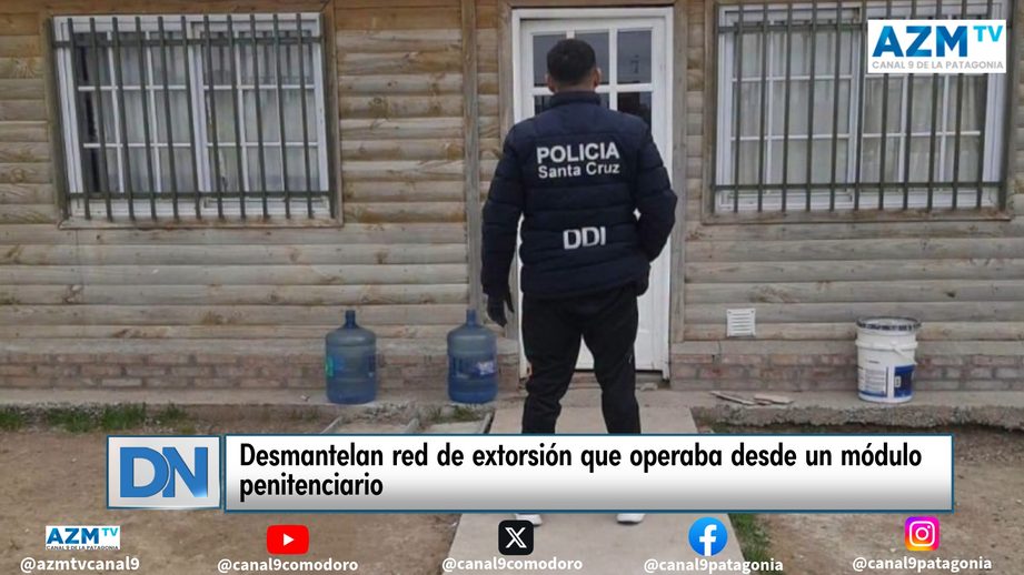 Desmantelan red de extorsión que operaba desde un módulo penitenciario