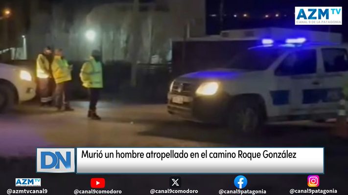 Murió un hombre atropellado en el camino Roque González