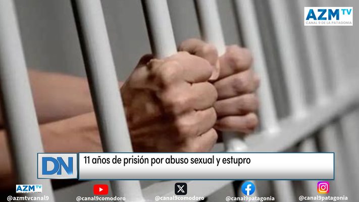 11 años de prisión por abuso sexual y estupro