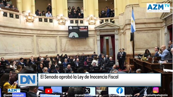 El Senado aprobó la Ley de Inocencia Fiscal