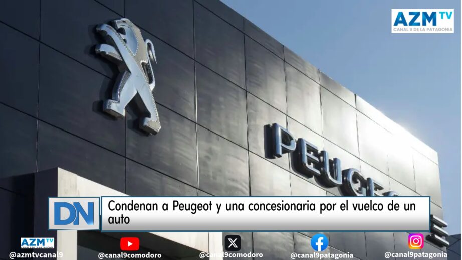 Condenan a Peugeot y una concesionaria por el vuelco de un auto
