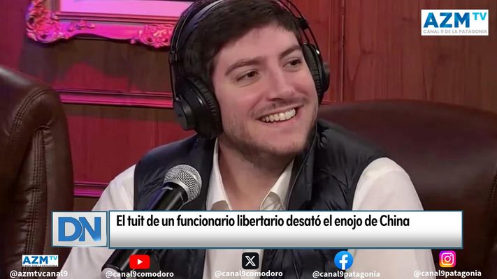 El tuit de un funcionario libertario desató el enojo de China