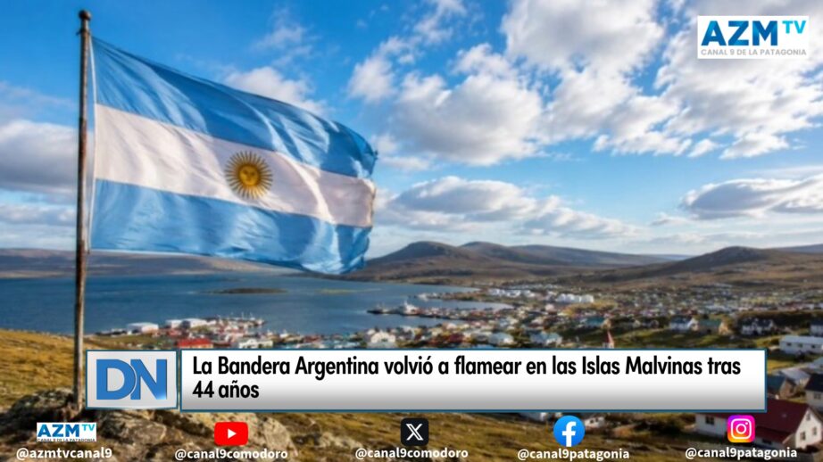 La Bandera Argentina volvió a flamear en las Islas Malvinas tras 44 años