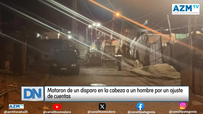 Mataron de un disparo en la cabeza a un hombre por un ajuste de cuentas