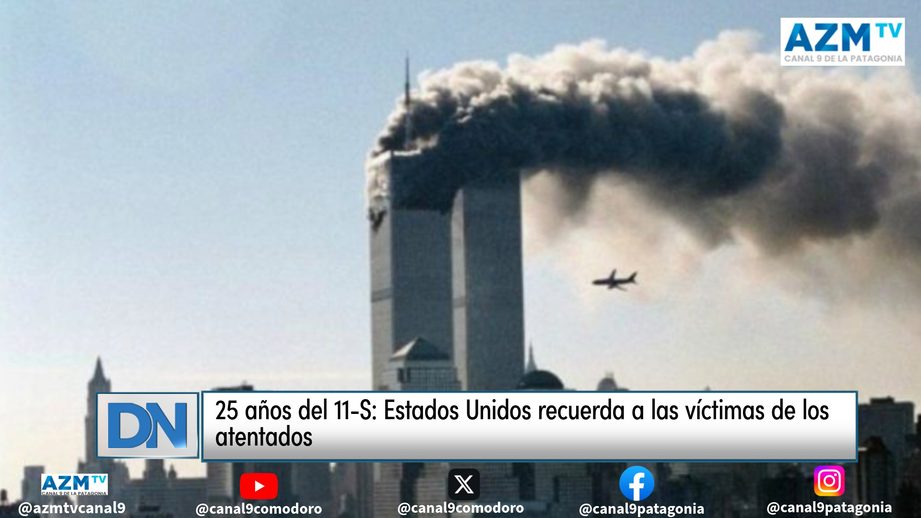 25 años del 11-S: Estados Unidos recuerda a las víctimas de los atentados