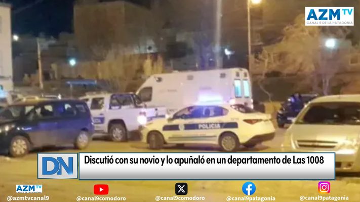 Discutió con su novio y lo apuñaló en un departamento de Las 1008