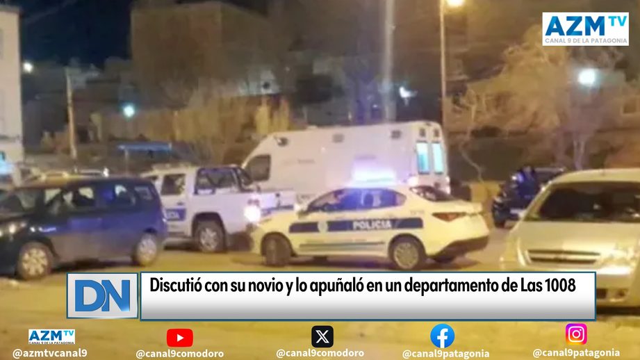 Discutió con su novio y lo apuñaló en un departamento de Las 1008