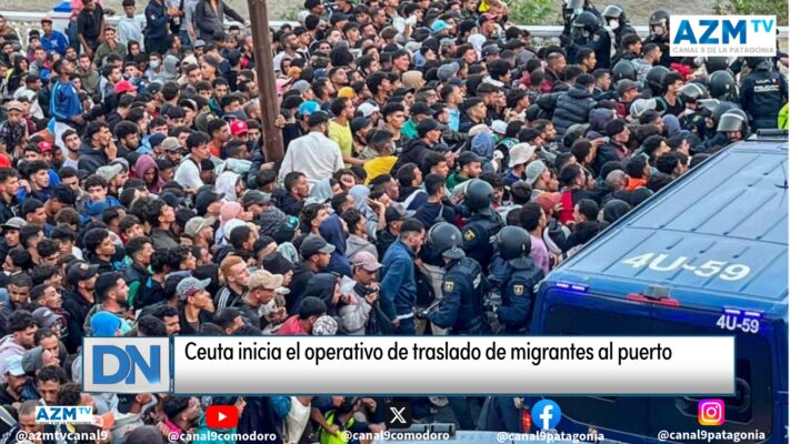 Ceuta inicia el operativo de traslado de migrantes al puerto
