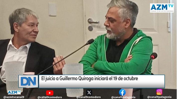 El juicio a Guillermo Quiroga iniciará el 19 de octubre