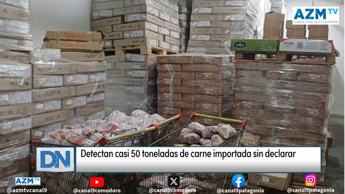 Detectan casi 50 toneladas de carne importada sin declarar